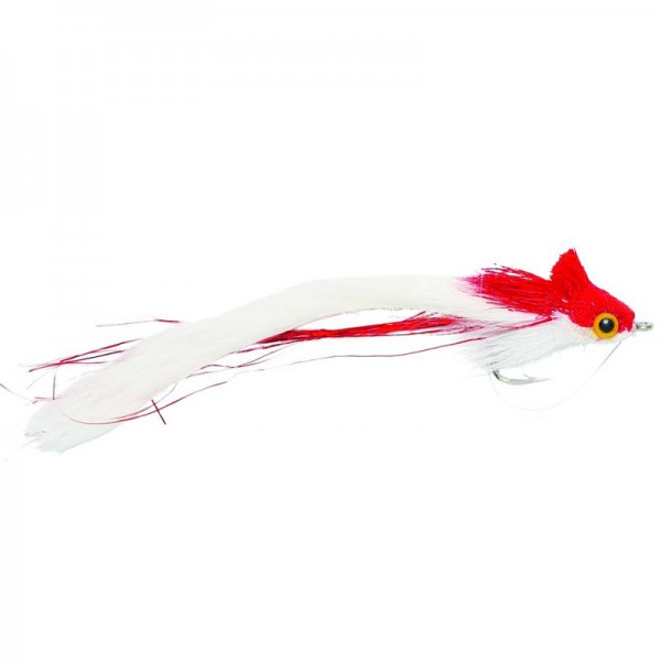 Fulling Mill Rabbit Strip Diver Red&White #1/0