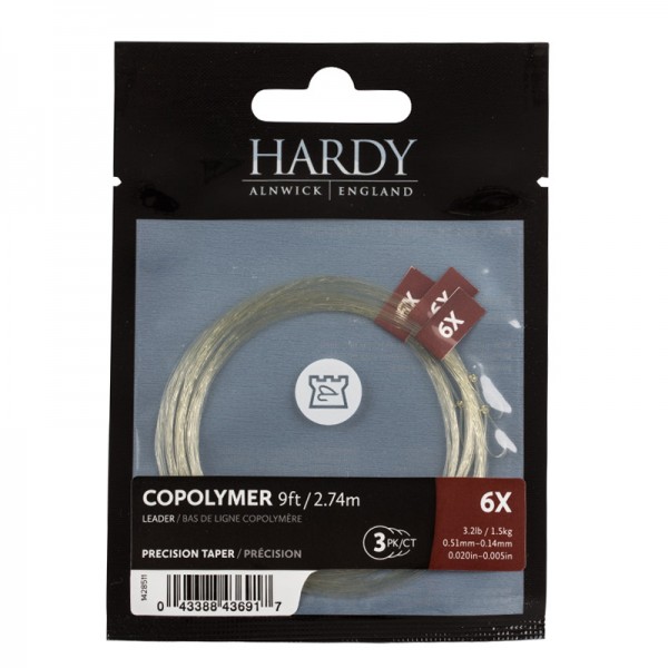 Hardy Copolymer Precision Leader 9ft., 3er Pack